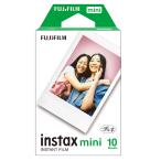 FUJIFILM フジフイルム チェキ専用フィルム ホワイト instax mini 1パック（10枚入り）