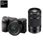 [新品]SONY ソニー α6400 ダブルズームレンズキット ブラック（ILCE-6400X B）