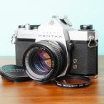  исправно работающий товар * Pentax SP 55mm f1.8 пленочный фотоаппарат 67/02