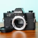 [ прекрасный товар ] исправно работающий товар * Minolta SRT SUPER чёрный корпус пленочный фотоаппарат #72