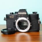 [ прекрасный товар ] исправно работающий товар * Minolta SRT SUPER чёрный корпус пленочный фотоаппарат #91