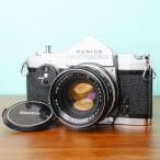 [ прекрасный товар ] исправно работающий товар * Konica AUTOREX 52mm F1.8 половина размер #35