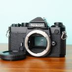 [ прекрасный товар ] исправно работающий товар * Nikon FE чёрный корпус пленочный фотоаппарат влагостойкий шкаф управление #55