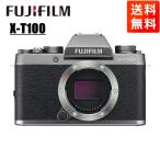 富士フイルム FUJIFILM X-T100 ボディ ダークシルバー ミラーレス一眼 カメラ 中古