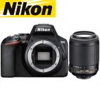 ニコン Nikon D3500 AF-S 55-200mm VR 望遠 レンズセット 手振れ補正 デジタル一眼レフ カメラ 中古