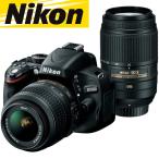 ニコン Nikon D5100 18-55mm 55-300mm ダブル