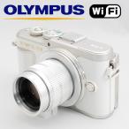 オリンパス OLYMPUS PEN E-PL10 ショット数1374枚 単焦点MFレンズセット ミラーレス カメラ 中古