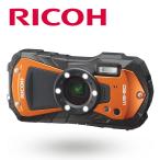 リコー RICOH WG-80 オレンジ 防水 耐衝撃 防塵 耐寒 アウトドアカメラ コンパクトデジタルカメラ コンデジ カメラ 中古