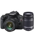 ショッピングEOS キヤノン Canon EOS kiss X4 ダブルレンズセット デジタル 一眼レフ カメラ 中古