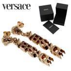 VERSACE ヴェルサーチ ピアス アクセサリー シルバー ブラック メンズ レディース ユニセックス ブランド ギフト プレゼント 1002273-1A00620 爆買