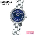 SEIKO ALBA セイコー アルバ アンジェーヌ クオーツ ブレスレット調 腕時計 5気圧防水 ステンレス カーブ無機ガラス シンプル 華奢 アクセサリー AHJK438