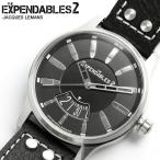 Jacques Lemans/ジャックルマン メンズ 腕時計 ブラック（40ｍｍ） 映画『THE EXPENDABLES2』 E-223
