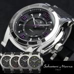 サルバトーレマーラ ラバーベルト 立体インデックス メンズ 腕時計 SM14109