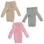 ショッピングfigma figma Styles オフショルセーターワンピ（ベージュ/グレー/ピンクベージュ）