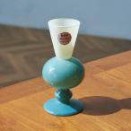 アマブロ amabro MINI VASE TWO TONE BEIGE×GREEN 花瓶 フラワーベース ガラス カラーガラス 一輪挿し 花器 パステルカラー #87675