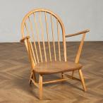  стул * диван Англия L ma- call ERCOL ercol Grand mother z стул голубой этикетка Британия Vintage стул wing The - arm стул легкий #99371