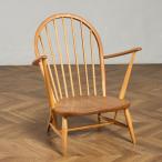  стул * диван Англия L ma- call ERCOL ercol Grand mother z стул голубой этикетка Британия Vintage стул wing The - arm стул легкий #99372