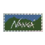 NANGA <br> тент графика наклейка-логотип голубой × зеленый наан ga