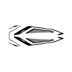 【メーカー直送】エムディーエフ X-ADV X-ADV（2021〜） グラフィックキット アタッカー ホワイト タイプ：タンクパーツ MDF バイク