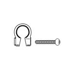 キャットアイ（自転車） BS-5 取付バンド（φ15.5〜16.5mm）/（ブラック） CATEYE