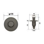  Boston BC5286 зажим BC5286 10 штук входит ( серый ) VOSTONE