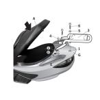 [ производитель прямая поставка ] Shad BURGMAN 125/200 BURGMAN UH 125/200 125R верх тормозные колодки фитинг комплект балка g...