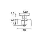 ボストン BC5117 プッシュリベット VOSTONE
