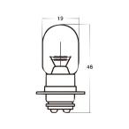 スタンレー電気 A3602V 12V18/18W μ球 STANLEY