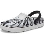 [クロックス] サンダル Crocband Clean Marbled Clog メンズ 25cm Black/White