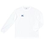 ミズノ Mizuno ロングTシャツ A60SP216 A60SP216 72 ホワイト×ブルー O