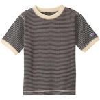 ショッピングチャンピオン tシャツ [チャンピオン] ショートスリーブボーダーTシャツ ウィメンズカジュアル CW-X325 ブラウン Mサイズ