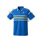 プリンスprince テニスウェア ゲームシャツ WU8105 ユニセックス WU8105 110 ブルー  110 Mサイズ