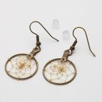 0.75 дюймовый (1.9cm) Dream catcher серьги DCB10 латунь цвет Северная Америка индеец . передваться миф / Canada .... ручная работа по правде. Dream catcher / Canada производства 