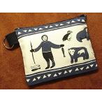 【カナダイヌイット族デザインのネイティブポーチ】
