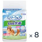 ショッピングオムツ ユニ・チャーム ペット マナーウェア 長時間快適オムツ 男の子用 S 40枚×8個セット