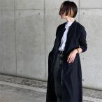  куртка-блузон черный maxi осень весна ( свободный season ) внешний длинный maxi джемпер режим простой casual женский мода 