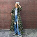  милитари рубашка One-piece женский One-piece длинный maxi хлопок милитари камуфляж рубашка внешний хлопок 100% перо ткань мягкий очарование симпатичный ko-te.