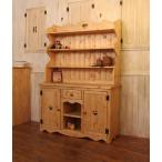 ショッピングカントリー カントリー家具キャビネット　アンティーク調　手作り　北欧家具　パイン家具　ＣＯＵＮＴＲＹ・ディスプレイ・キャビネットＬ　ctf cbd cnt