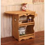 ショッピングカントリー カントリー ワゴン キャスター付き MW オーダー家具 選べるカラー 無垢 木製 北欧 パイン 2段 収納 ラック カウンターテーブル キッチンワゴン