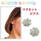 Yahoo! Yahoo!ショッピング(ヤフー ショッピング)マグネットピアス・キラキラ（花）　≪メール便対応≫