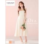 【DEA. by ROBE de FLEURS】ストーン/ ジャガード/ ギャザー/ ベア/ キャミ/ フレア/ ロングドレス/ ミディドレス/ キャバドレス/ ワンピース [DE3459]