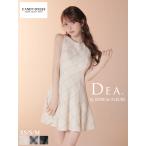 【DEA. by ROBE de FLEURS/ディアバイローブドフルール】チェック/ ツイード/ ノースリーブ/ フレア/ ミニドレス/ キャバドレス/ ワンピース [DE4620]