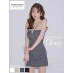 [ROBE de FLEURS Glossy / low bdof правило g Rossi -] стрейч / Bear / Cami / выставить / тугой / Mini платье /kyaba платье / One-piece [GL4164]