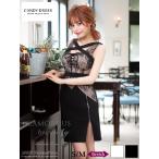 半額以下【SALE】【GLAMOROUS / グラマラス】ストレッチ/ レース/ ノースリーブ/ 編み上げ/ サイド透け/ タイト/ ミニドレス / キャバドレス/ [GMS-V675]