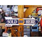 ガルフ　アローカットサイン　アメリカ雑貨　アメリカン雑貨