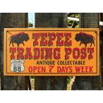 Yahoo! Yahoo!ショッピング(ヤフー ショッピング)ルート66ロードサイドショップ　ウッドサイン　（トレーディングポスト）　アメリカ雑貨　アメリカン雑貨