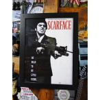  фильм шарф . стул Tony *montana дерево рама искусство ( gun Schott ) # american смешанные товары America смешанные товары 