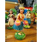 ハワイアン・フラガールのダッシュボードドール　MINI（キノヘ） ■ アメリカン雑貨 アメリカ雑貨