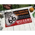  route 66 здесь коврик ( wellcome ) # american смешанные товары America смешанные товары коврик перед дверью 