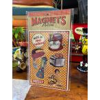 フレンチアメリカン　ミニマグネットセット　（キッチンツール）　■　アメリカン雑貨　アメリカ雑貨